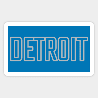 Detroit Lions Colors BACK PRINT Magnet